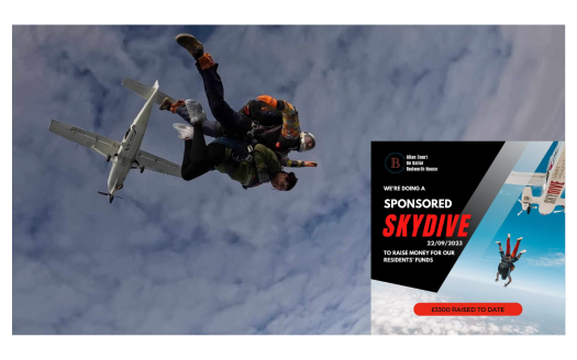 Bondcare Sponsored Skydive